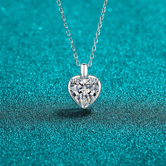 Ramosan Stone 925 - Heart-shaped Necklace